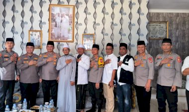 Disambangi-Tiga-Jenderal-Ops-NCS,-ketua-Ponpes-Daarul-Falah-Ciamis-Dukung-Polri-Wujudkan-Pemilu-Damai