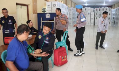 Polres-Nganjuk-Libatkan-Tim-Kesehatan-Untuk-Anggota-Pam-dan-Penyelenggara-Pemilu-2024