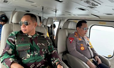 Kapolri-Panglima-TNI-Patroli-Udara-Cek-Kesiapan-Mudik-di-Pelabuhan-Gilimanuk
