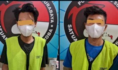Polrestabes-Surabaya-Amankan-Dua-Pemuda-Diduga-Edarkan-Sabu