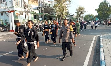 Cooling-System-Jelang-Pilkada,-Polisi-Ajak-Latihan-Bersama-Paguyuban-Pencak-Silat
