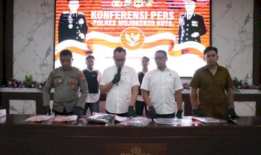 Polres-Mojokerto-Kota-Amankan-Terduga-Pelaku-Pencabulan-Anak