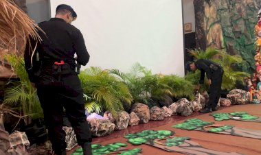 Jelang-Misa-Natal,-Polisi-Sterilisasi-Gereja-Sidoarjo