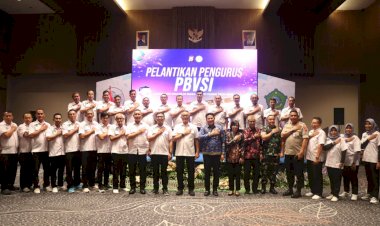Kapolda-Jatim-Lantik-Pengurus-PBVSI-Kabupaten-Sidoarjo-Masa-Bhakti-2024-2028