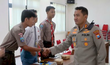 Polres-Probolinggo-Rekrut-Pelajar-Duta-Kamtibmas,-Wujudkan-Pelajar-Berkarakter-Pancasila