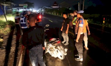 Polres-Bangkalan-Gelar-KRYD-Bulan-Suci-Ramadhan-13-Motor-Tanpa-STNK-Diamankan