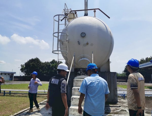 Polres Ngawi Cek SPBU dan SPBE Pastikan Stok BBM dan LPG Aman Pascalebaran