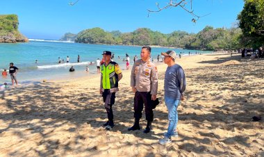 Polres-Malang-Perketat-Patroli-di-Pantai-Balekambang-Antisipasi-Kecelakaan-Laut