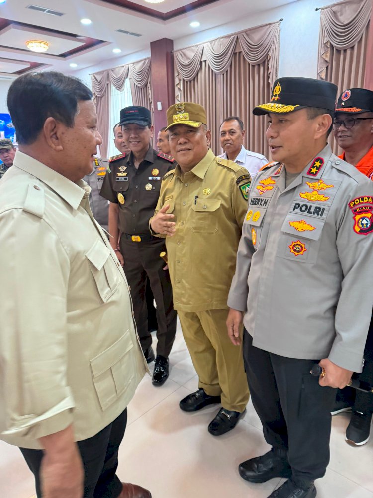 Diapresiasi Presiden Prabowo, Kapolda Riau: Ini Kerja Bersama, Fokus Kami Padamkan Api